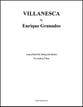 12 Danzas espanolas: Villanesca Orchestra sheet music cover